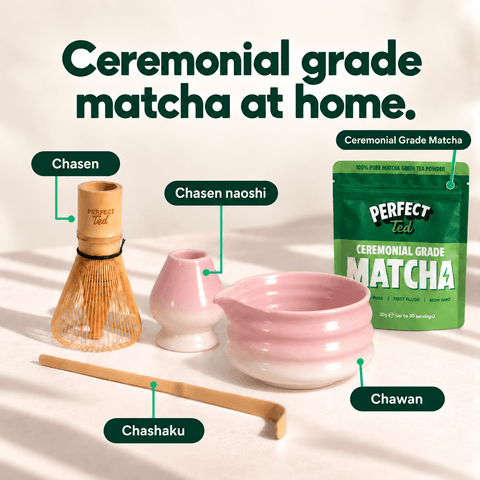 perfect ted pink matcha set - PerfectTed -