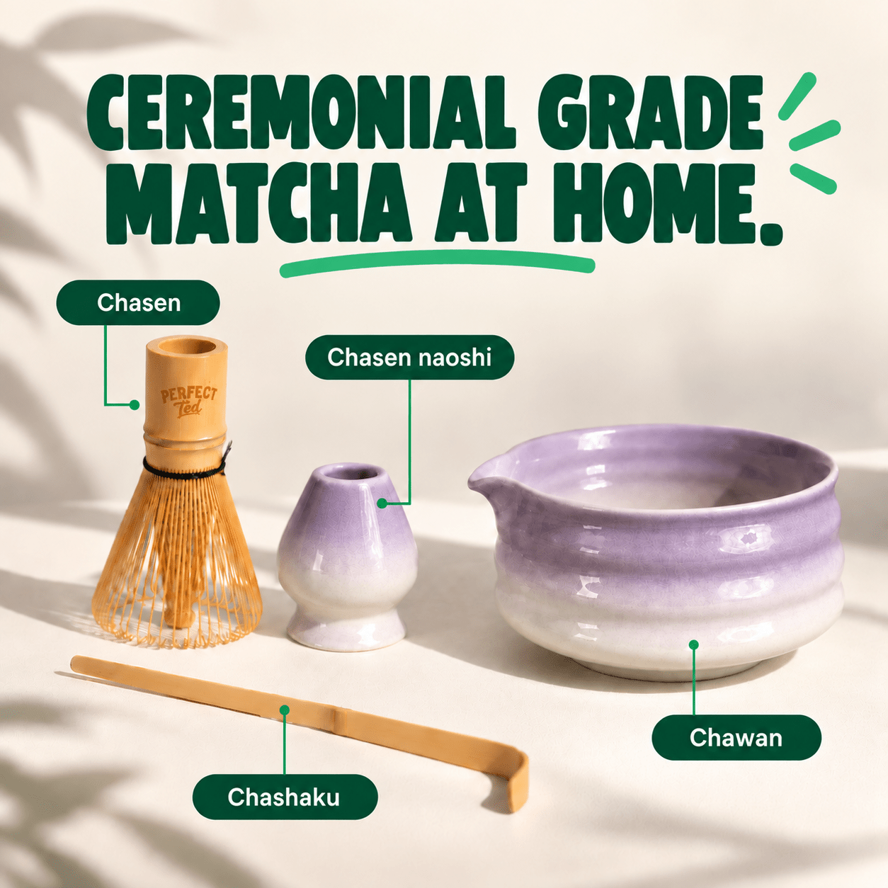 perfect ted purple matcha set - PerfectTed -