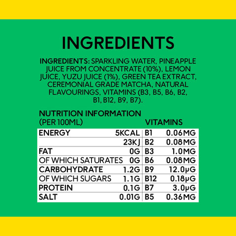 Pineapple Yuzu Healthy Energy - PerfectTed - Energy Drinks