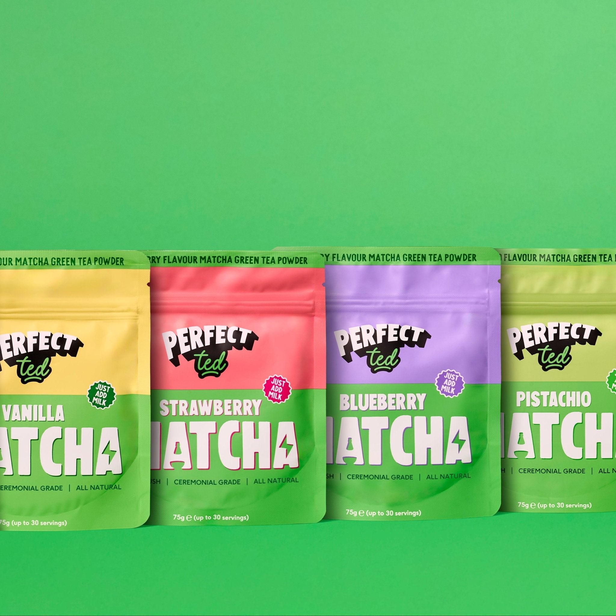 Citrusy Yuzu Matcha Latte Powder – PerfectTed