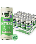 protein matcha latte - white chocolate - PerfectTed - Matcha Latte