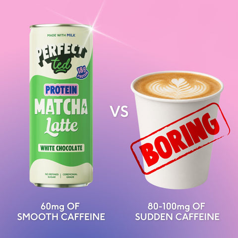Protein Matcha Latte - White Chocolate - PerfectTed - Matcha Latte