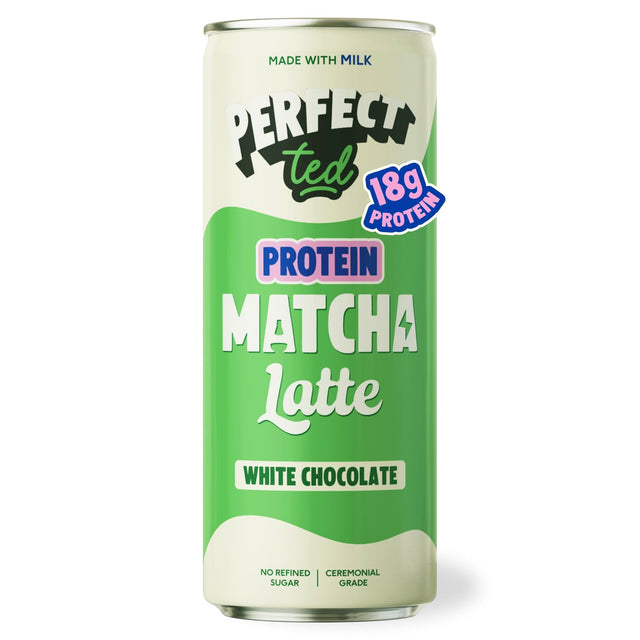 Protein Matcha Latte - White Chocolate - PerfectTed - Matcha Latte