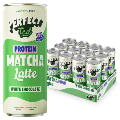 Protein Matcha Latte - White Chocolate - PerfectTed - Matcha Latte