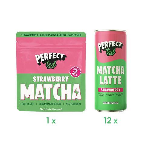 Strawberry Bundle - PerfectTed - Matcha Powder