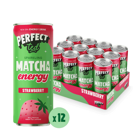 strawberry matcha energy drink - PerfectTed -