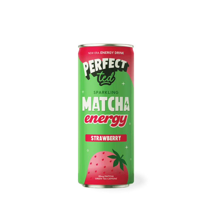 strawberry matcha energy drink - PerfectTed -
