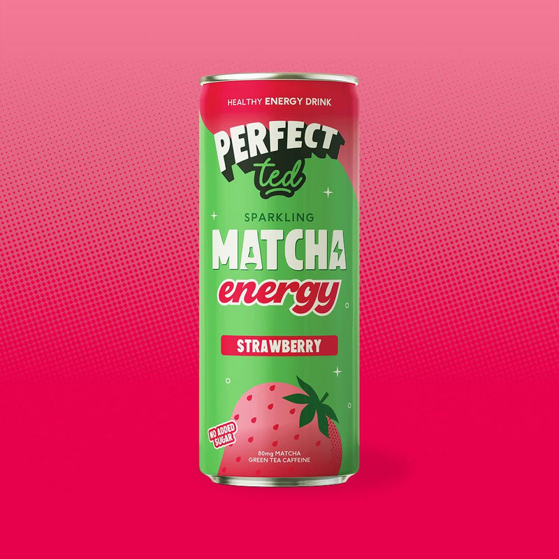 strawberry matcha energy drink