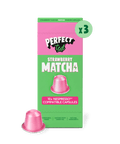 strawberry matcha nespresso® compatible pods - PerfectTed - Matcha Pods