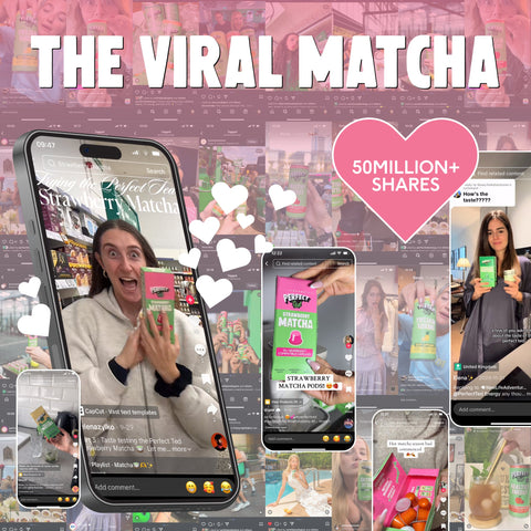 Strawberry Matcha Nespresso® Compatible Pods - PerfectTed - Matcha Pods