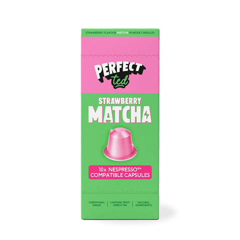Strawberry Matcha Nespresso® Compatible Pods - PerfectTed - Matcha Pods