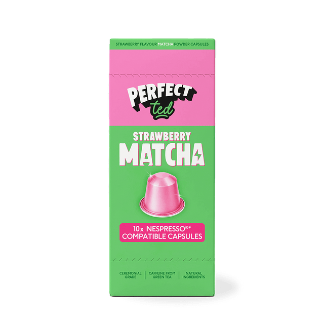Strawberry Matcha Nespresso® Compatible Pods - PerfectTed - Matcha Pods