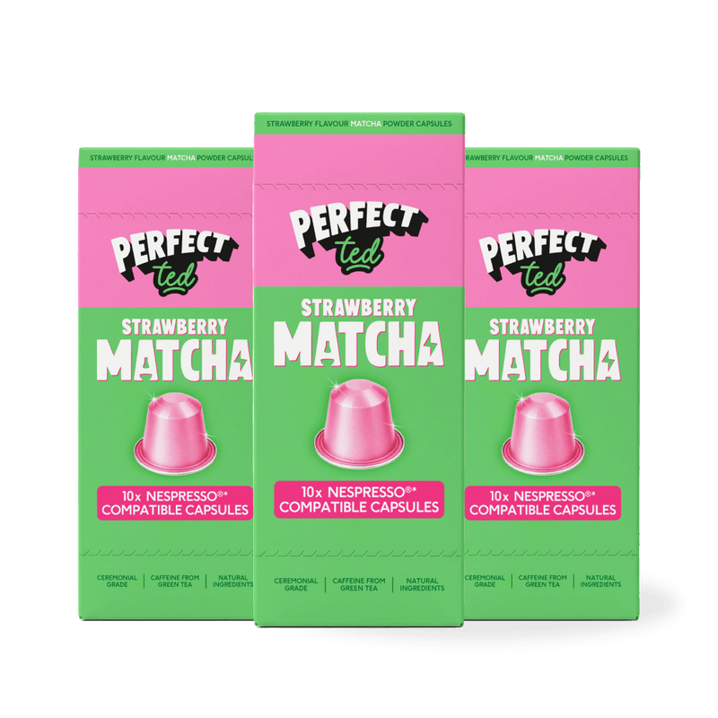 strawberry matcha nespresso® compatible pods
