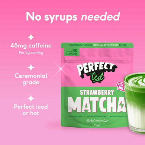 strawberry matcha powder - PerfectTed - Matcha Powder