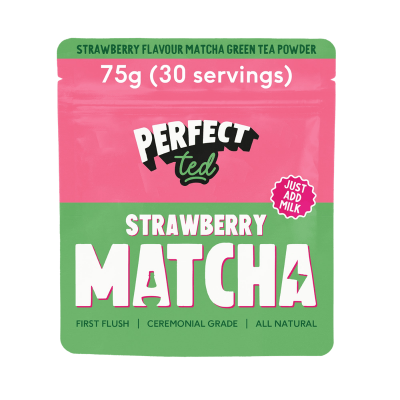 strawberry matcha powder