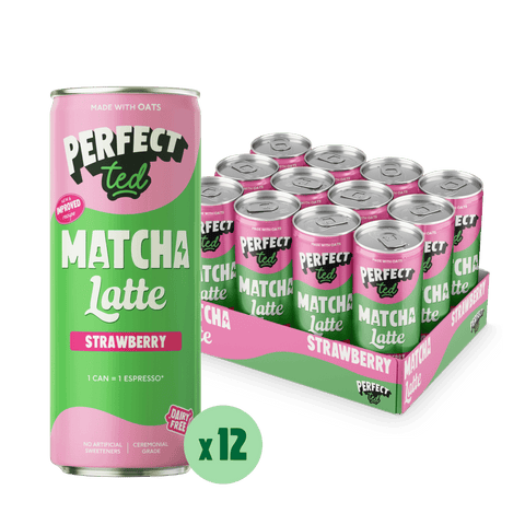 strawberry oat matcha latte - PerfectTed - Matcha Latte
