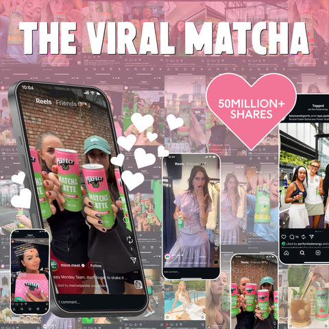 Strawberry Oat Matcha Latte - PerfectTed - Matcha Latte