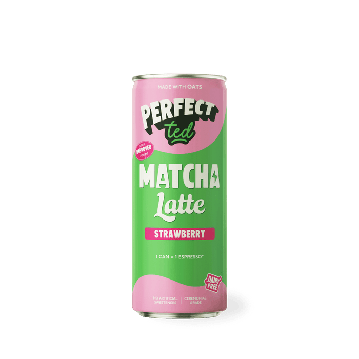 strawberry oat matcha latte - PerfectTed - Matcha Latte