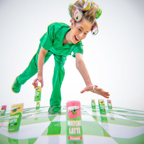 Strawberry Oat Matcha Latte - PerfectTed - Matcha Latte