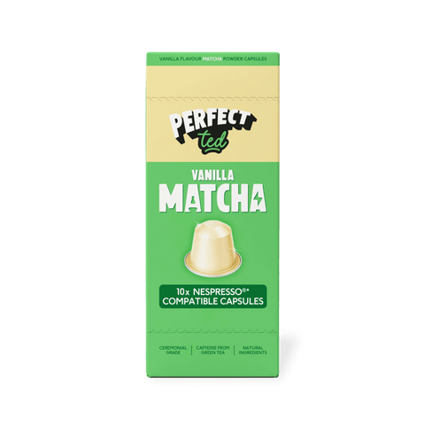 vanilla matcha nespresso® compatible pods - PerfectTed - Matcha Pods