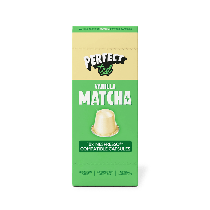vanilla matcha nespresso® compatible pods - PerfectTed - Matcha Pods