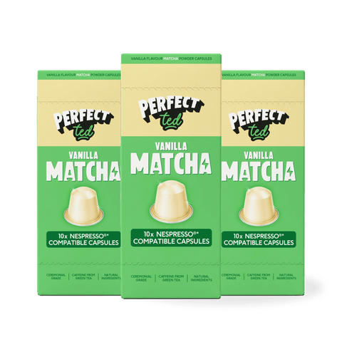 Vanilla Matcha Nespresso® Compatible Pods - PerfectTed - Matcha Pods