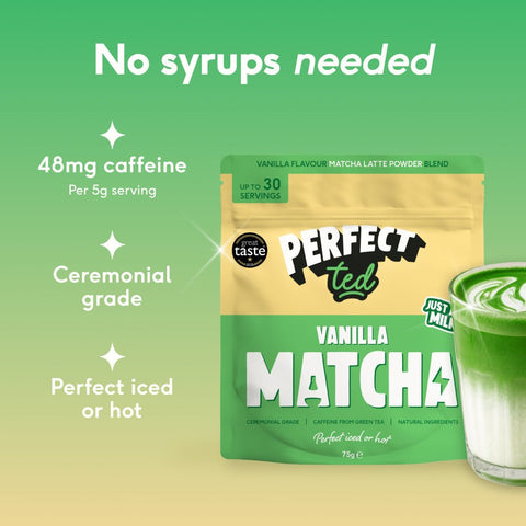 vanilla matcha powder - PerfectTed - Matcha Powder