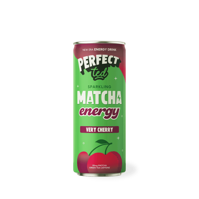 very cherry matcha energy drink - PerfectTed -